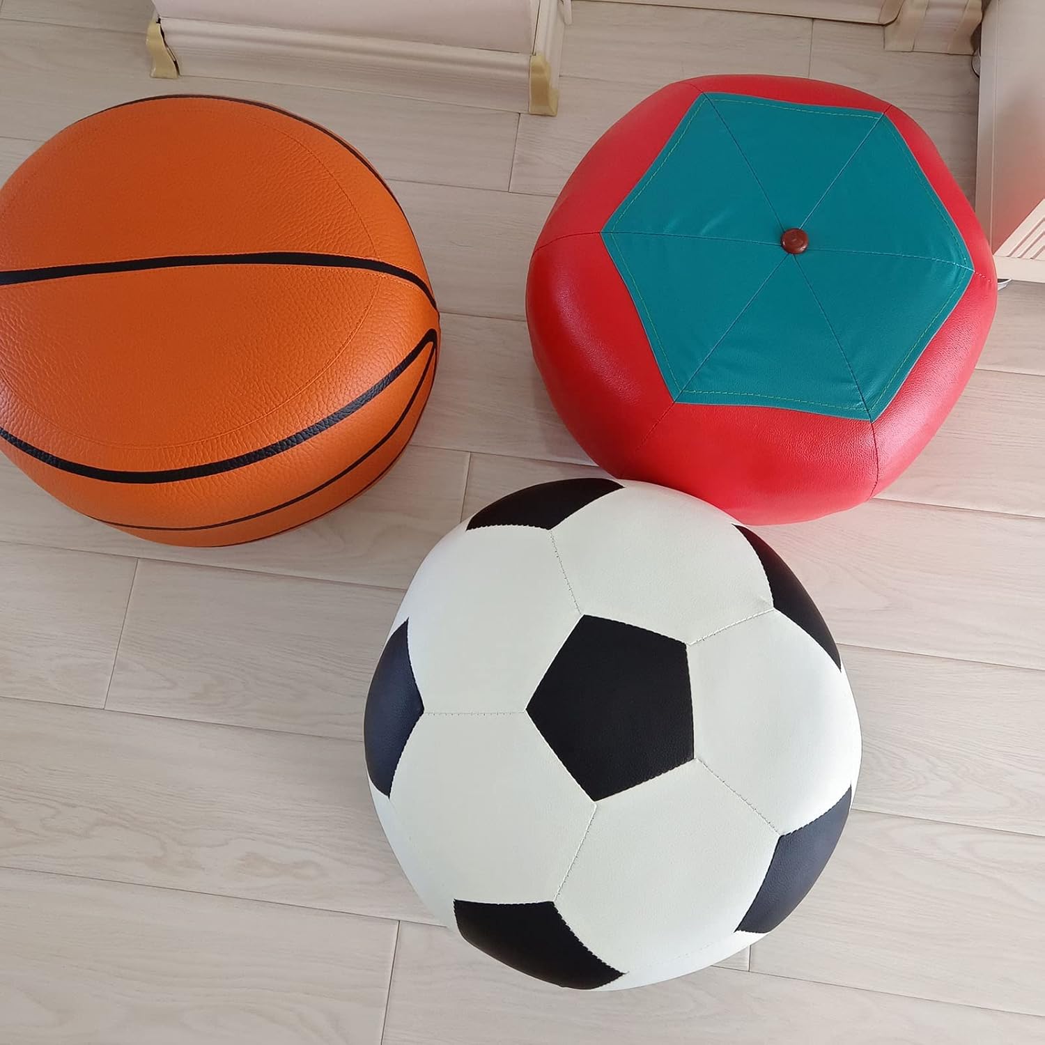 HOMERO Multifunctional Cylindrical Ottoman Pouf Padded Stool