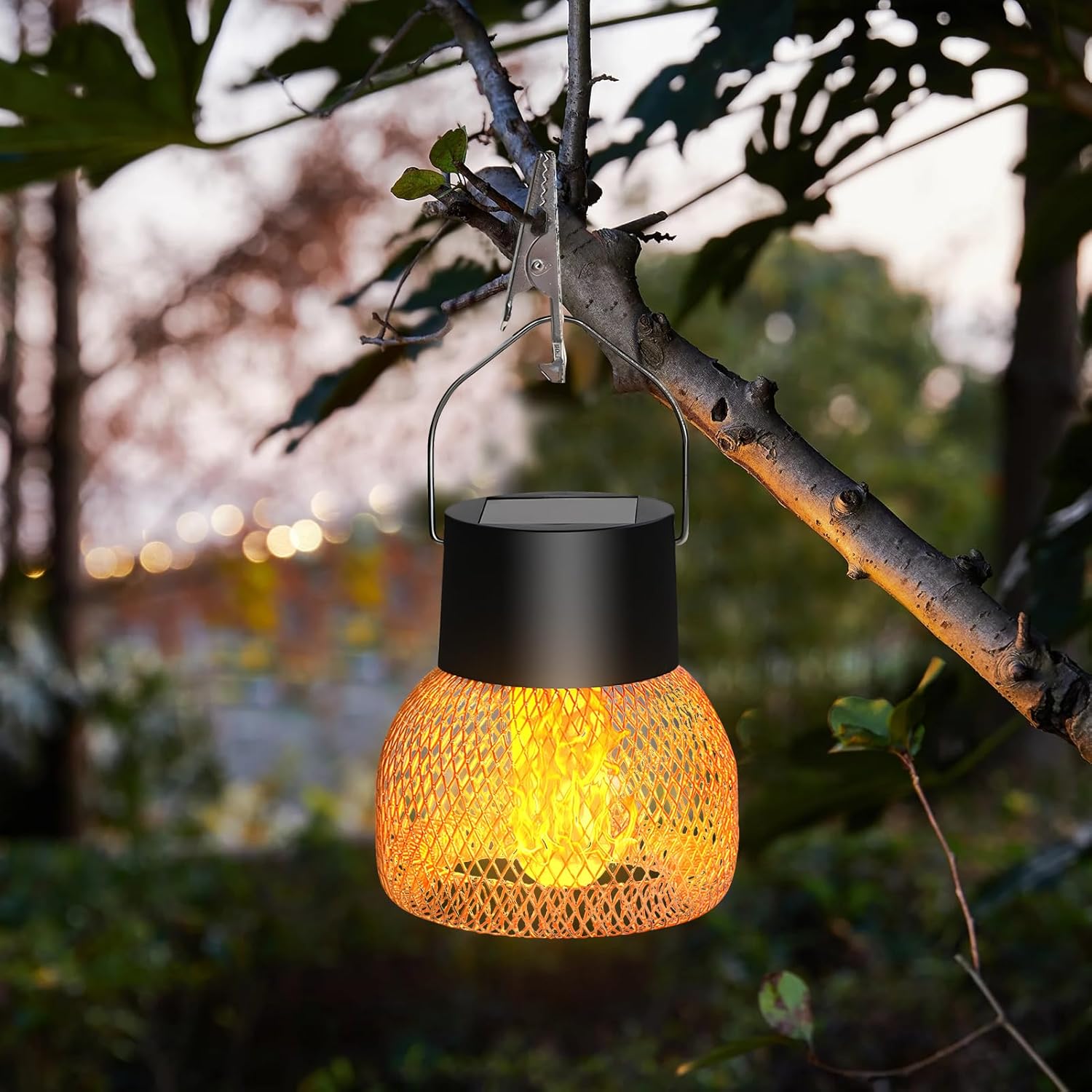 Homero Intelligent Light Control Solar Hanging Lantern Light – IP67 Waterproof
