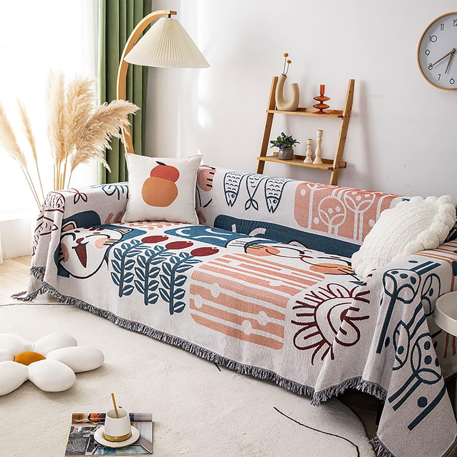 Luxury Chenille Breathable Throw Sofa Cover Blanket