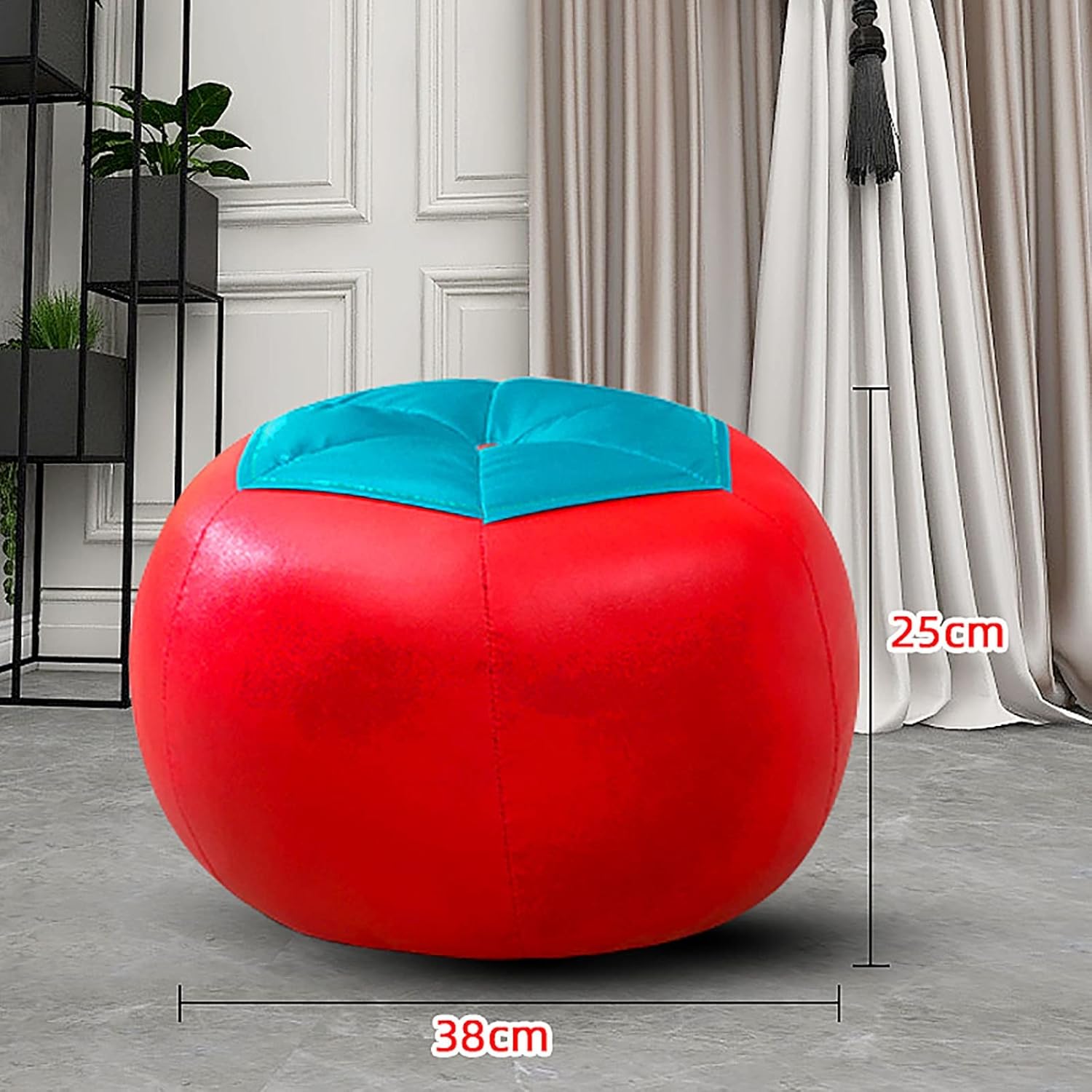 HOMERO Multifunctional Cylindrical Ottoman Pouf Padded Stool