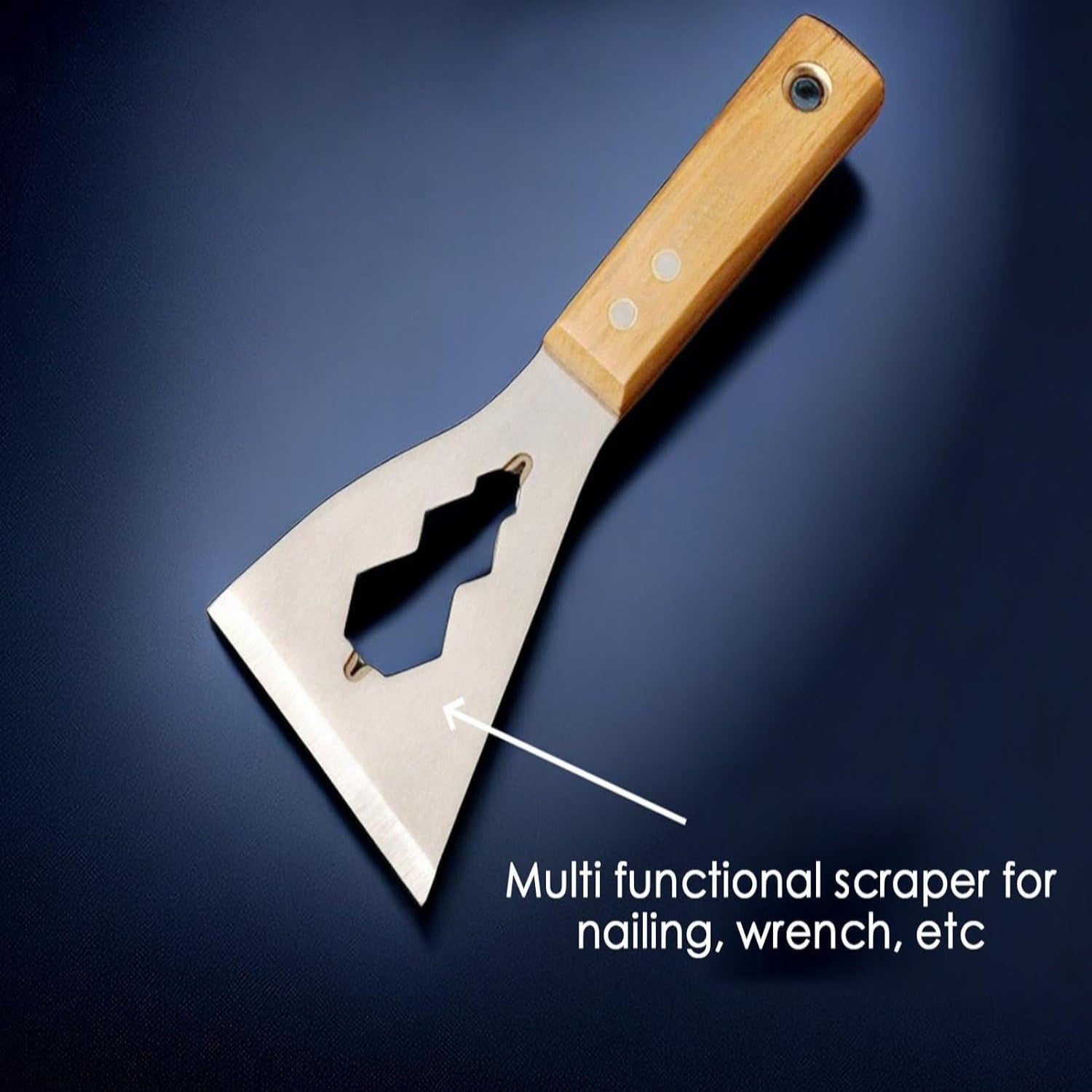 Multifunction Stainless Steel Scraper cum Nut Tightener