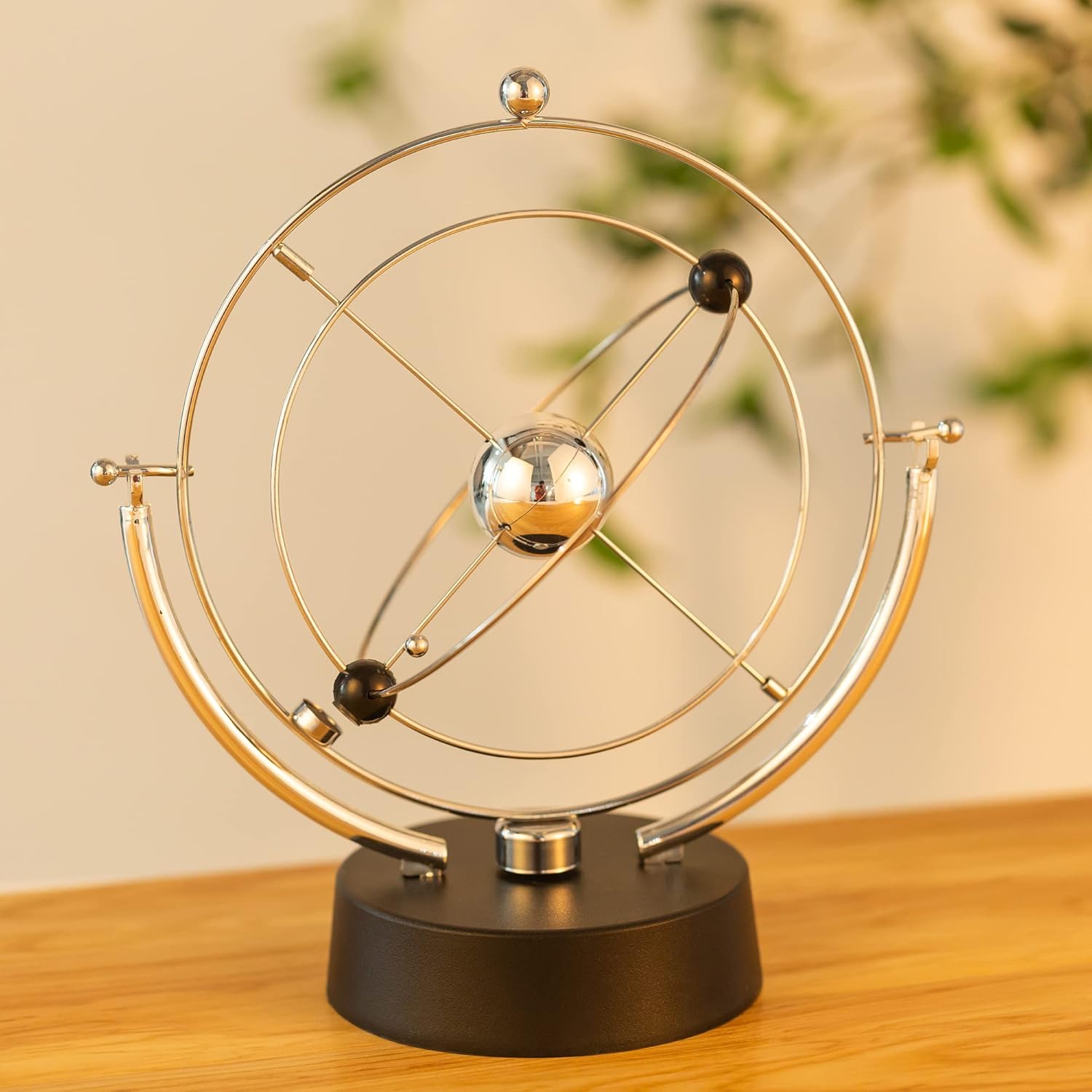 Electronic Perpetual Motion Galaxy Orbital Desktop Ornament