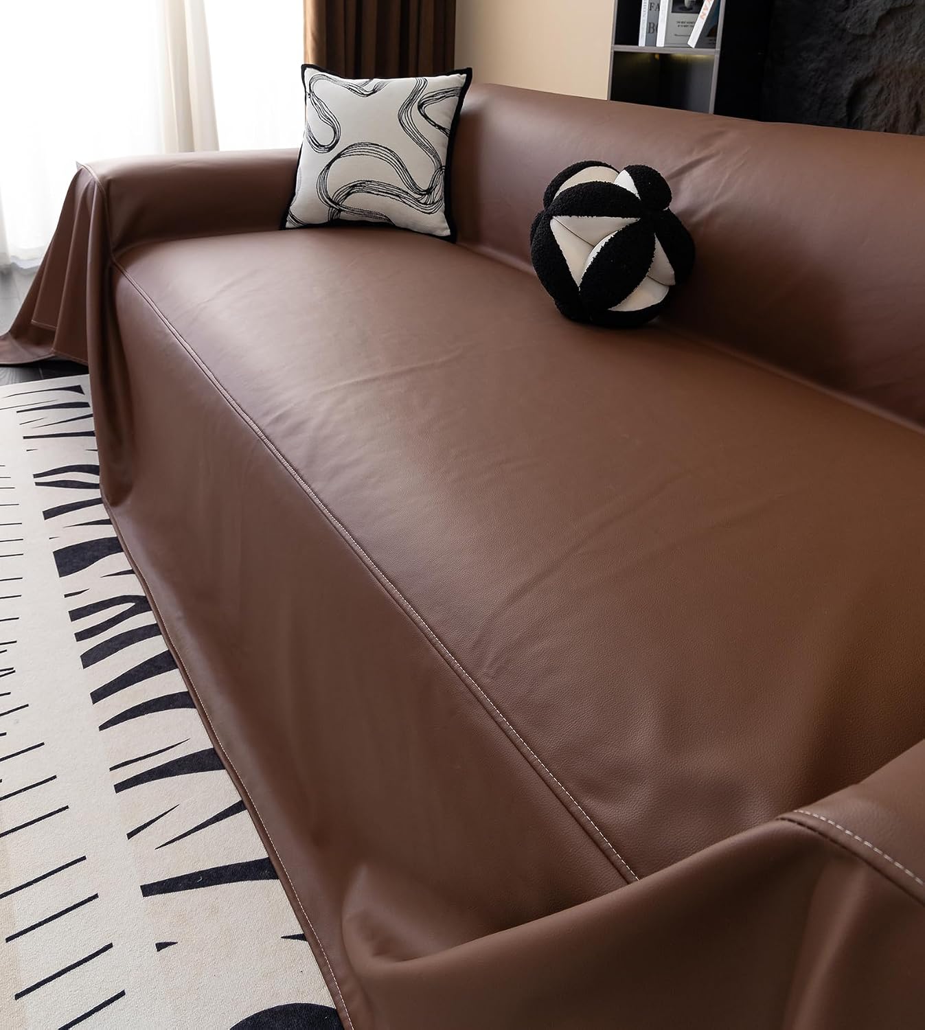 Luxury Waterproof PU Leather Sofa Cover