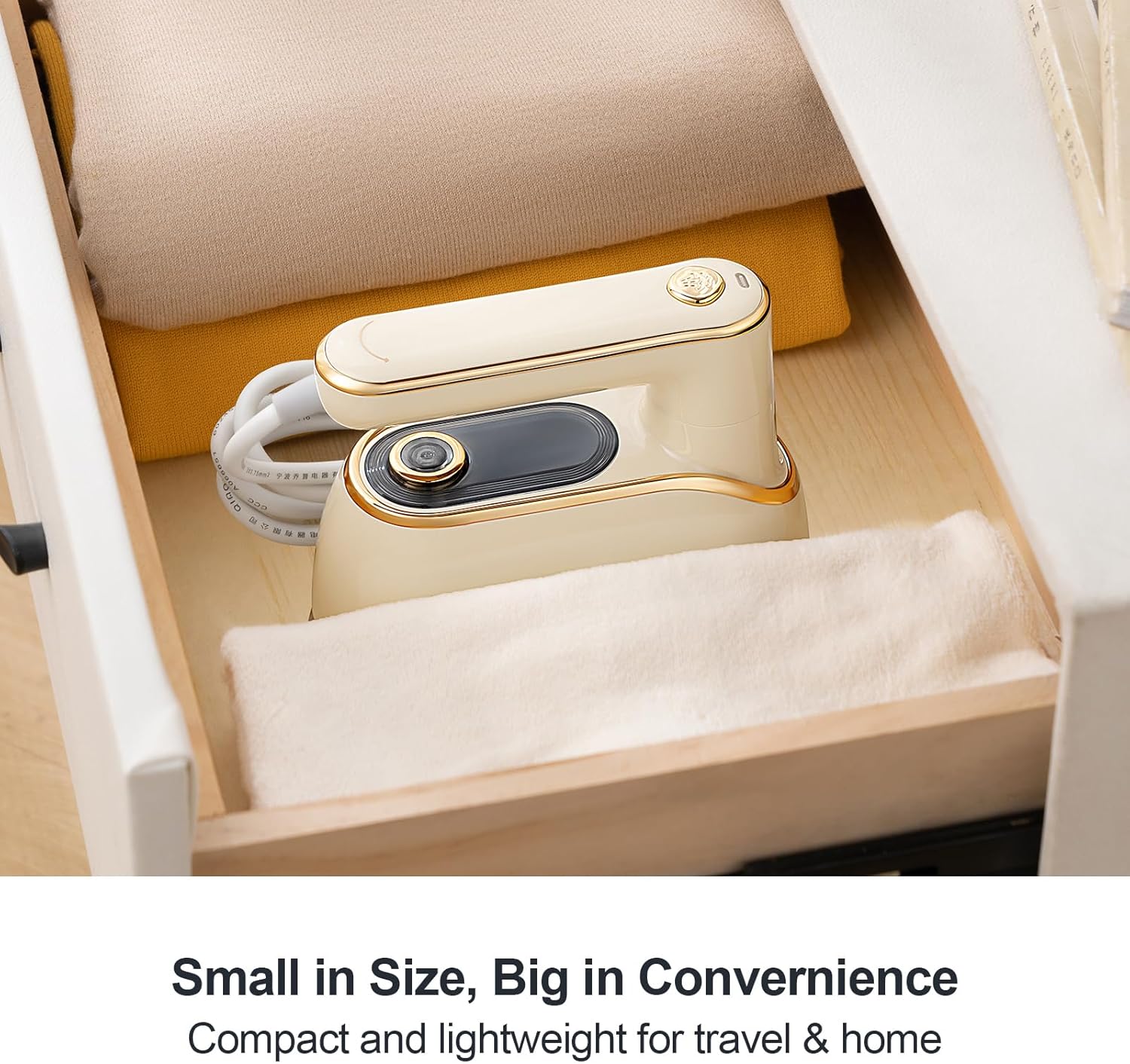 HOMERO Foldable Garment Steamer with Dual-Mode Ironing - 150ml Tank