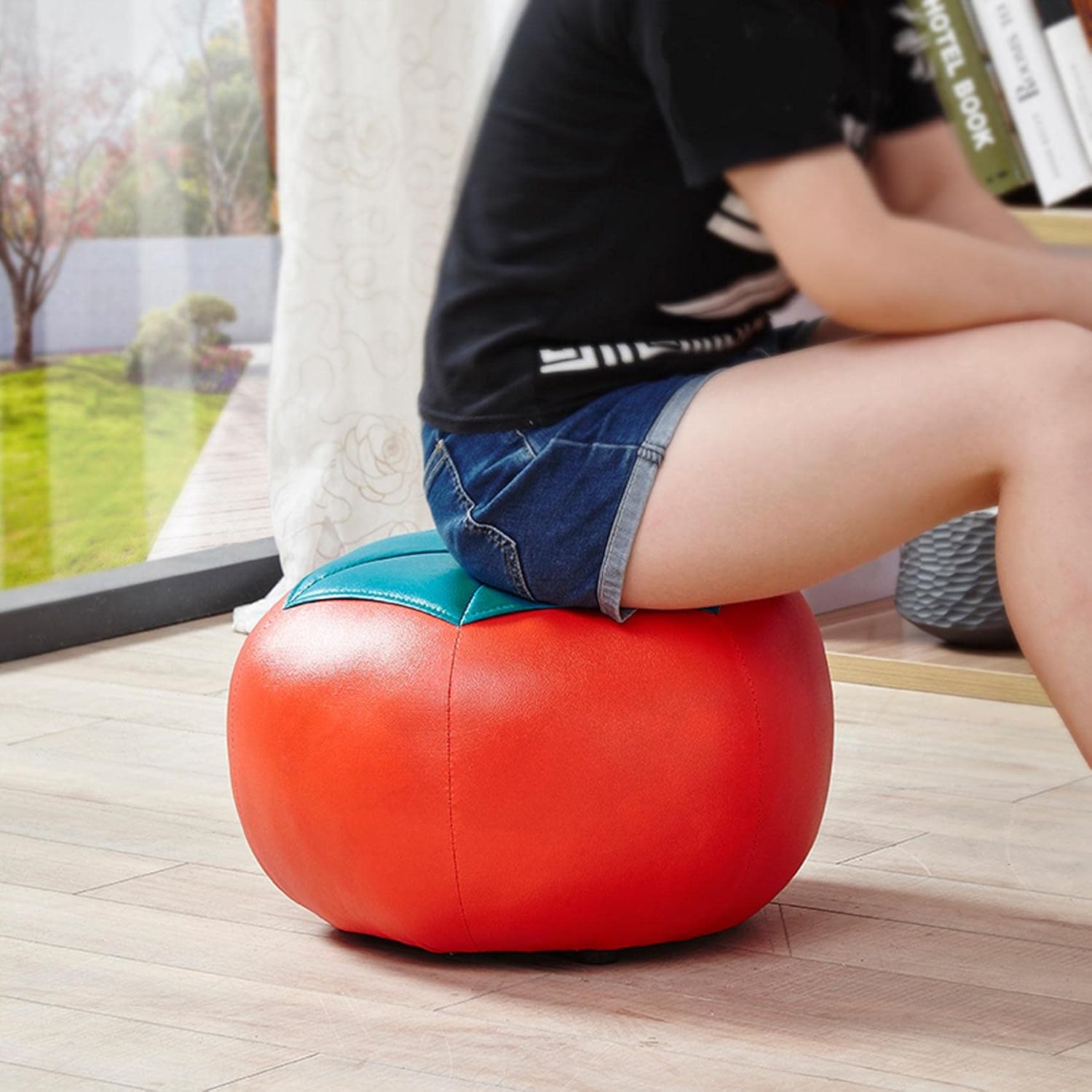 HOMERO Multifunctional Cylindrical Ottoman Pouf Padded Stool