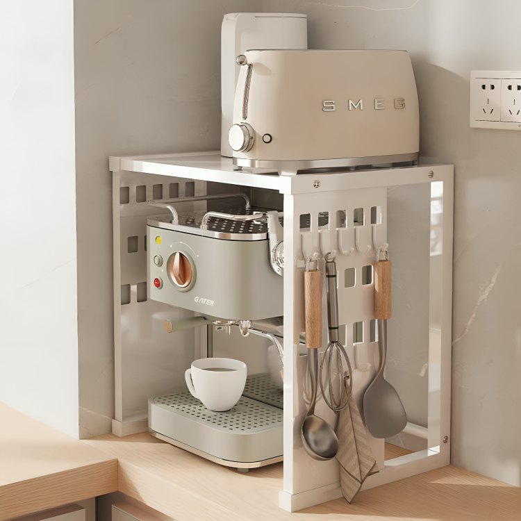Expandable Microwave Kitchen Countertop Storage Rack