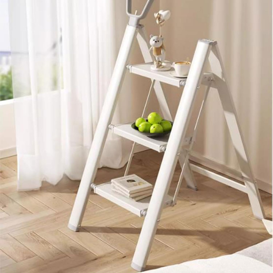 HOMERO Premium Aluminum Portable Folding Step Ladder