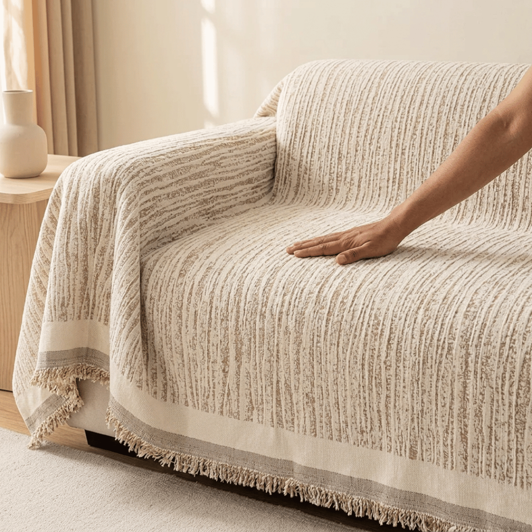 Luxury Reversible Soft Touch Chenille Sofa Throw Cover