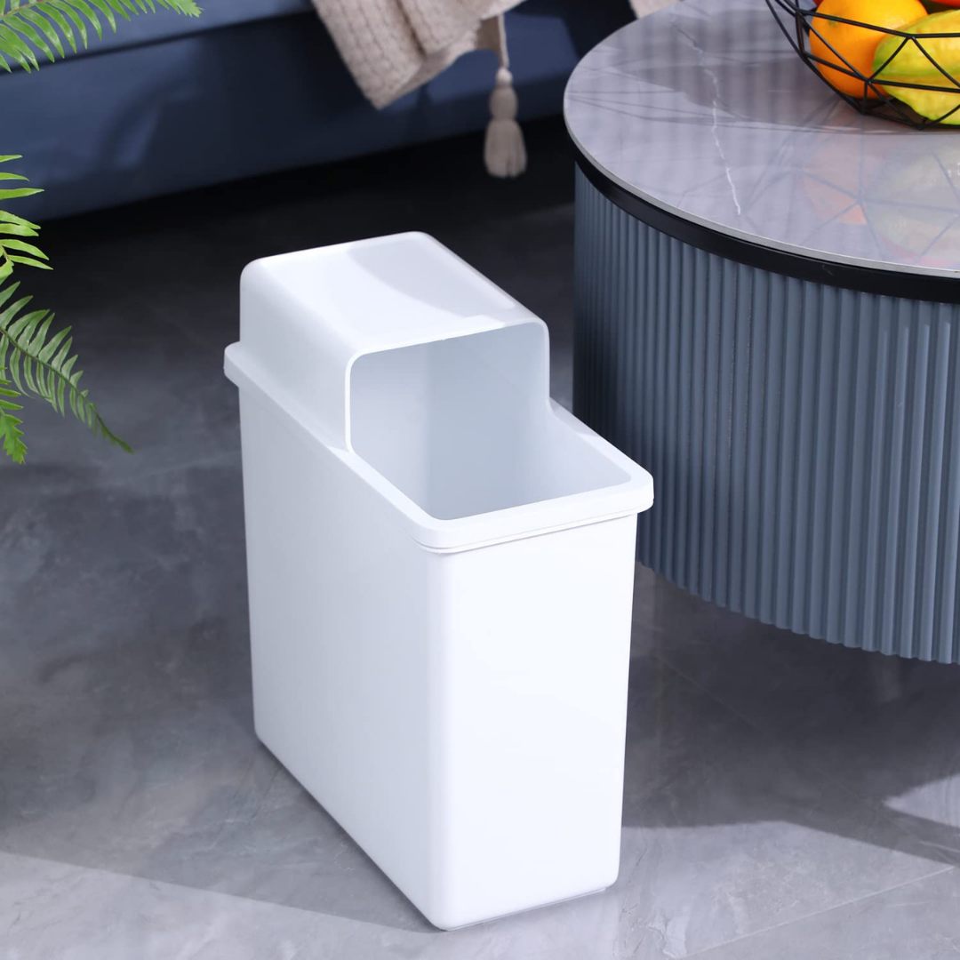 HOMERO Slim Bathroom Odor-Locking Trash Can - 14L