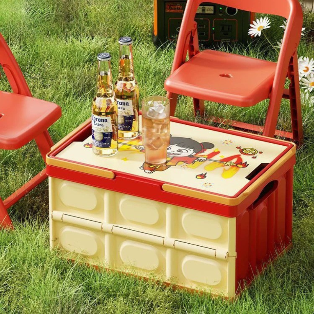 HOMERO Outdoor Folding Storage Box with Handle Nezha Style