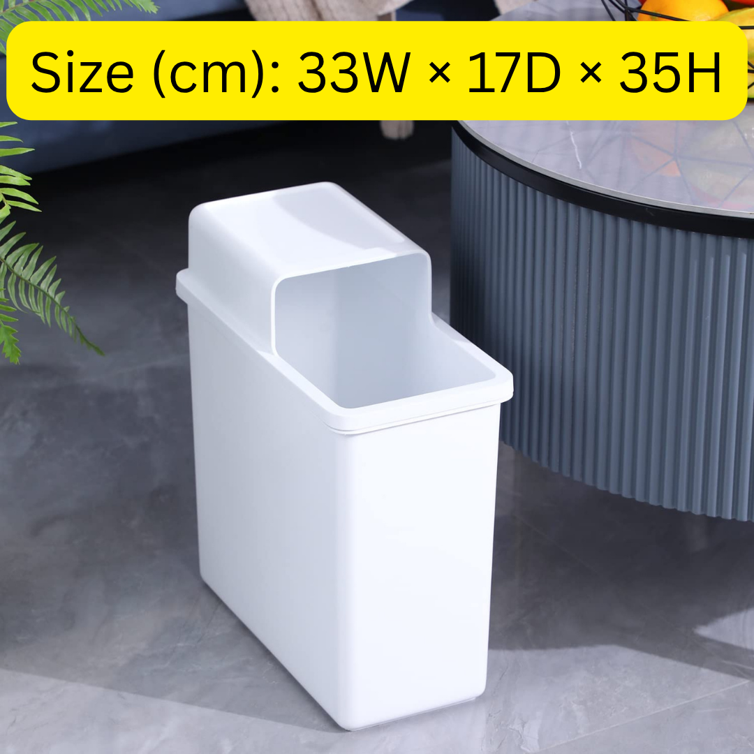 HOMERO Slim Bathroom Odor-Locking Trash Can - 14L