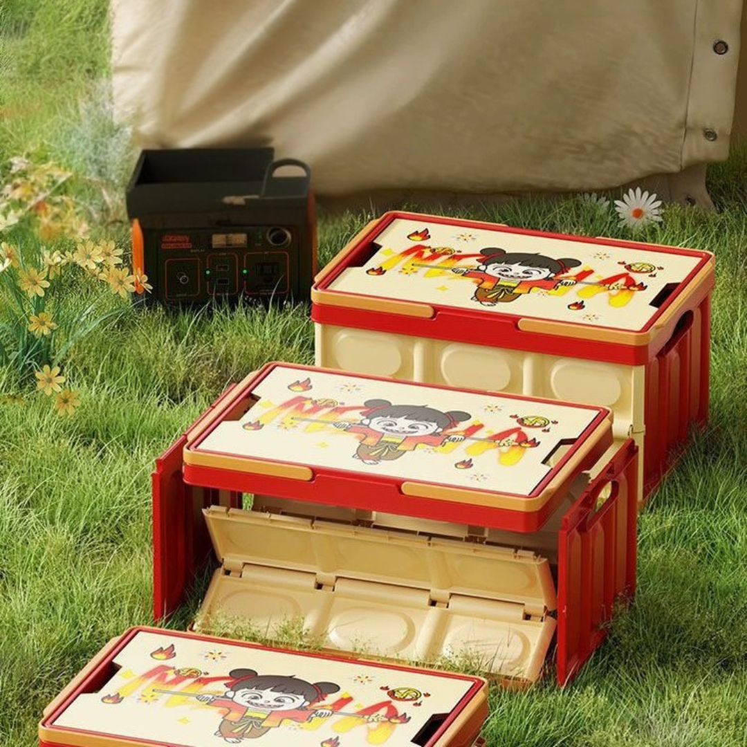 HOMERO Outdoor Folding Storage Box with Handle Nezha Style