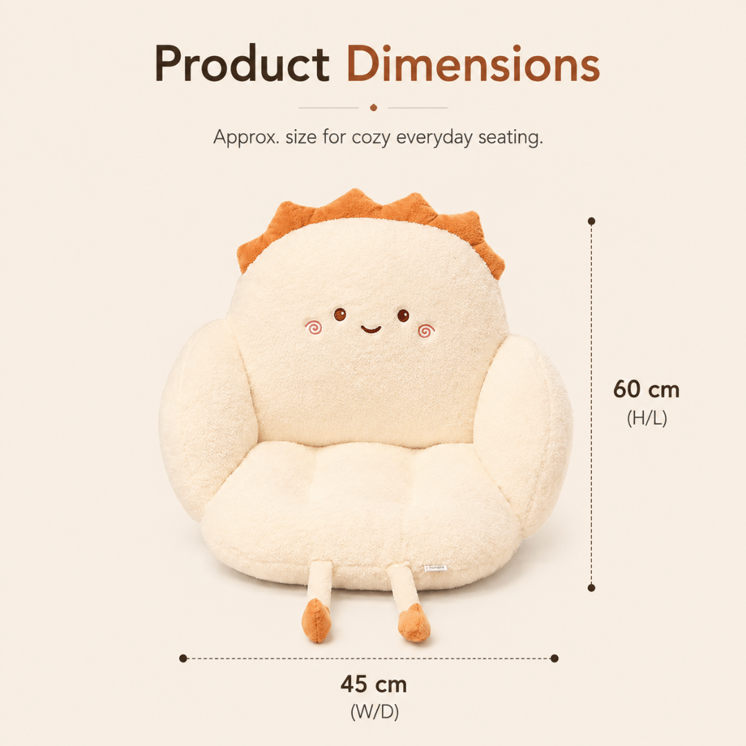 Homero Premium Soft Plush Cute Fluffy Chair Cushion