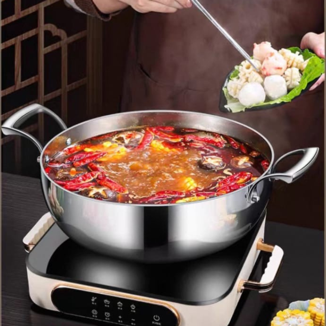 Premium 316L Stainless Steel Soup Pot - 3.5L