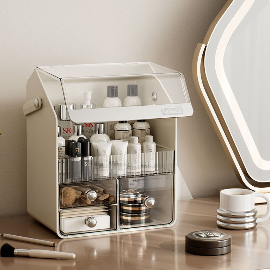 Multifunction Cosmetic Organizer with Drawers