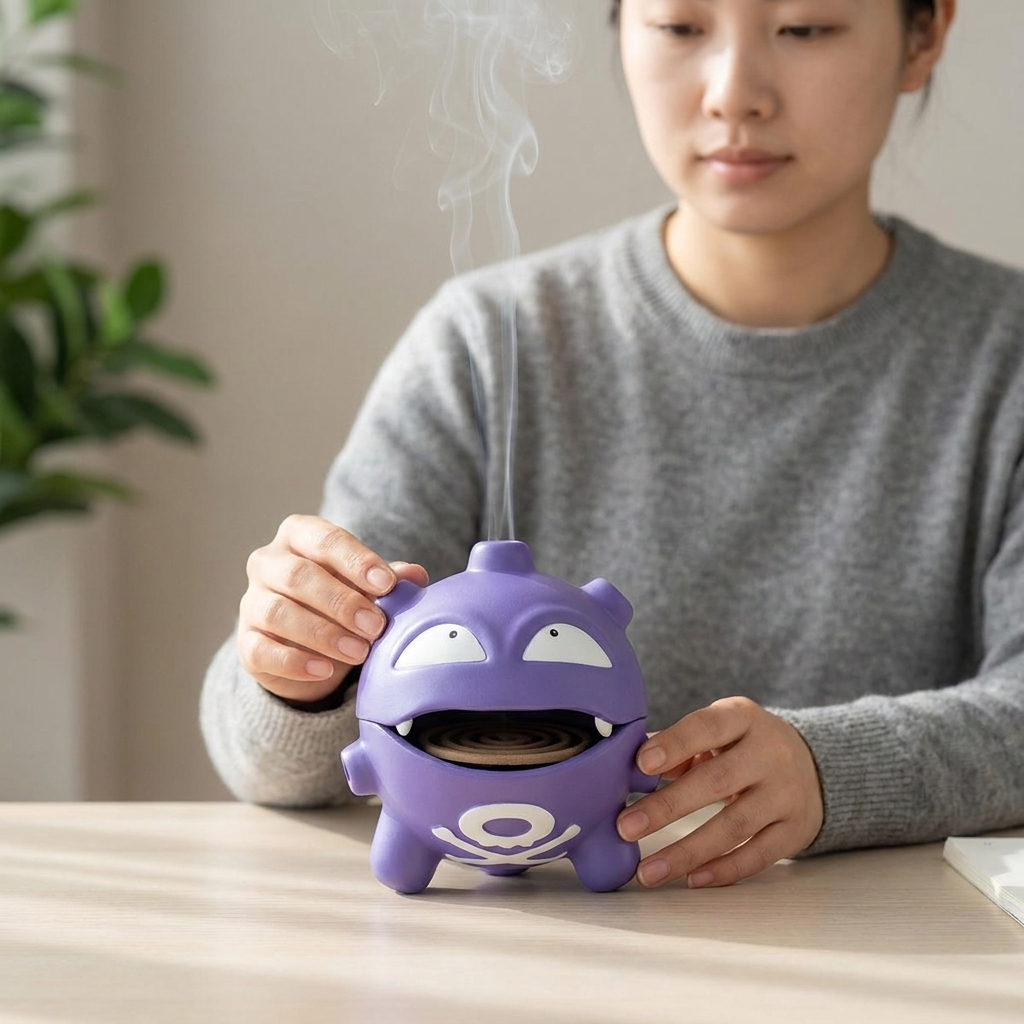 Anime Incense and Mosquito Coil Holder
