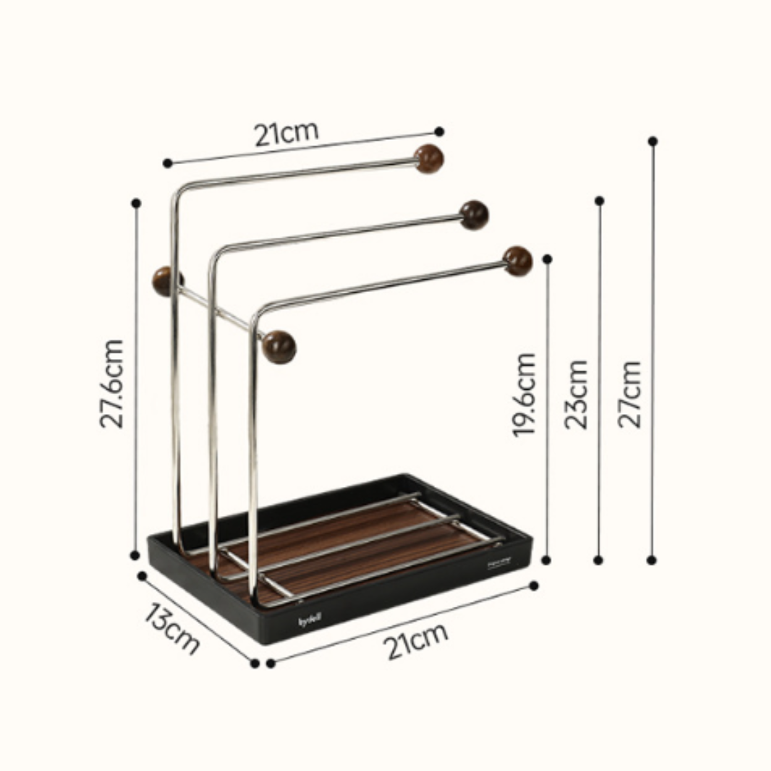 Countertop Stainless Steel Drain Rag Rack