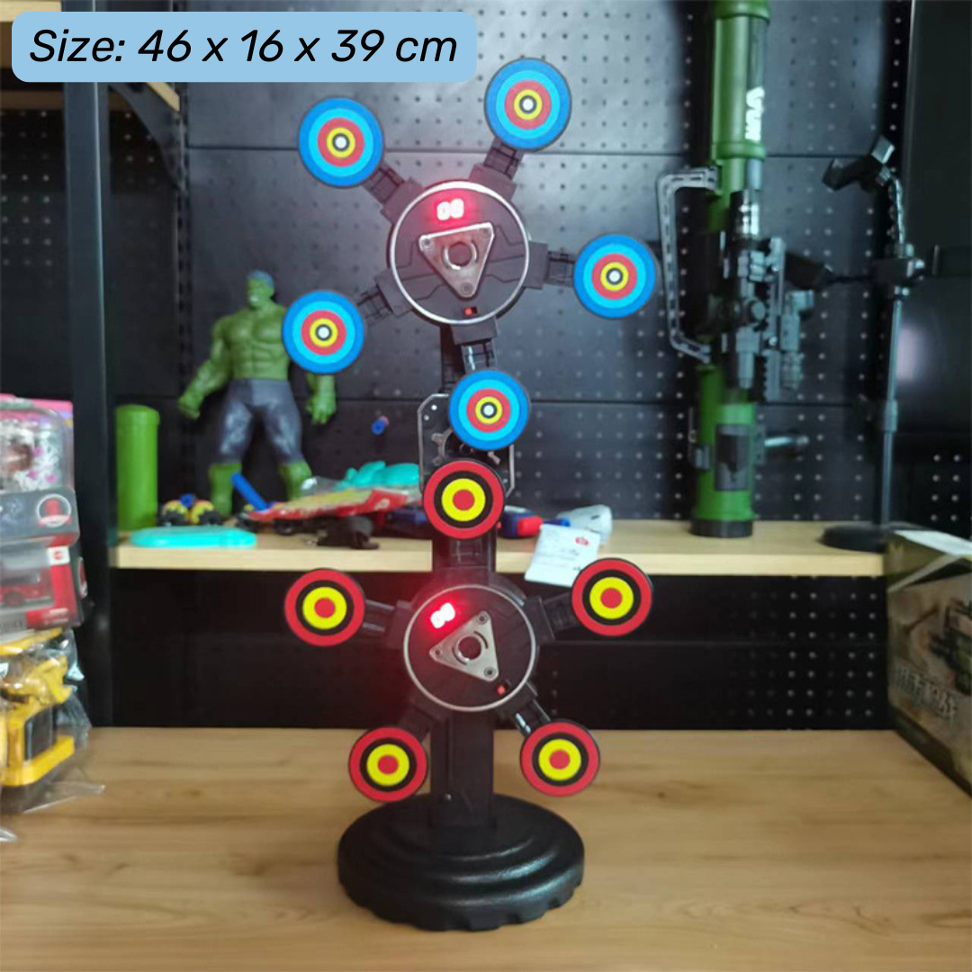 360° Electric Rotating Shooting Target with Electronic Scoring & Auto Reset