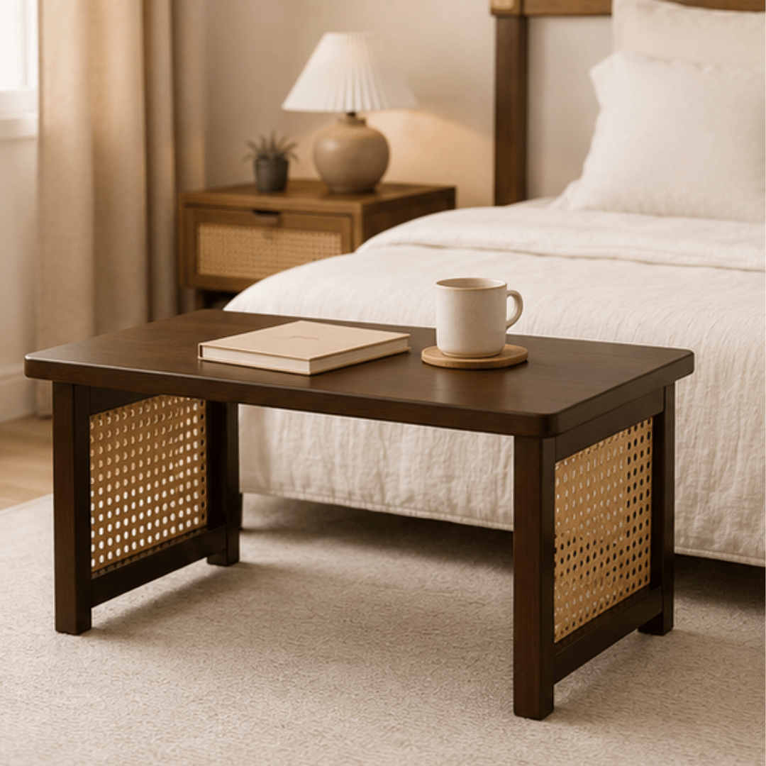 Multipurpose Compact Tatami Low Height Wooden Table