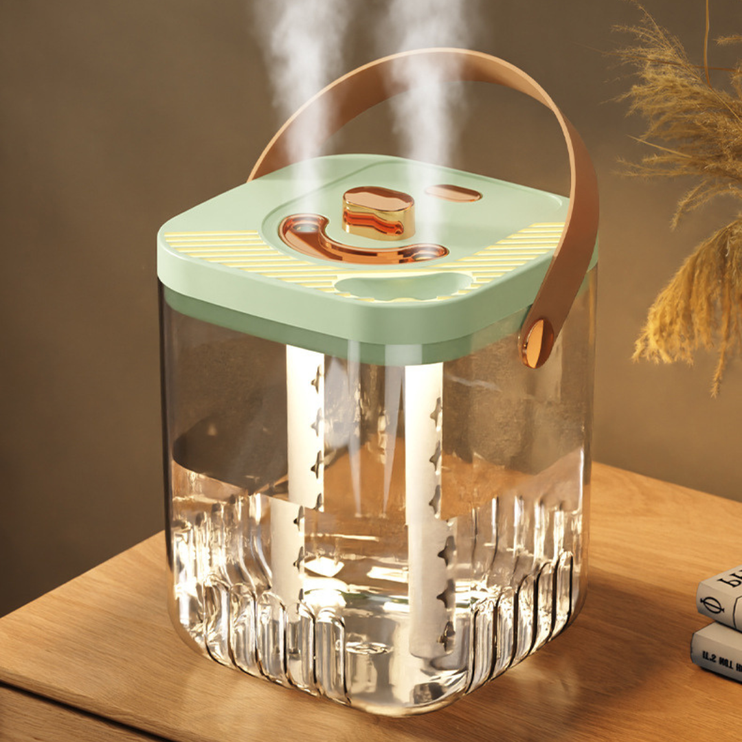 Dual Spray Ultrasonic Humidifier with Night Light
