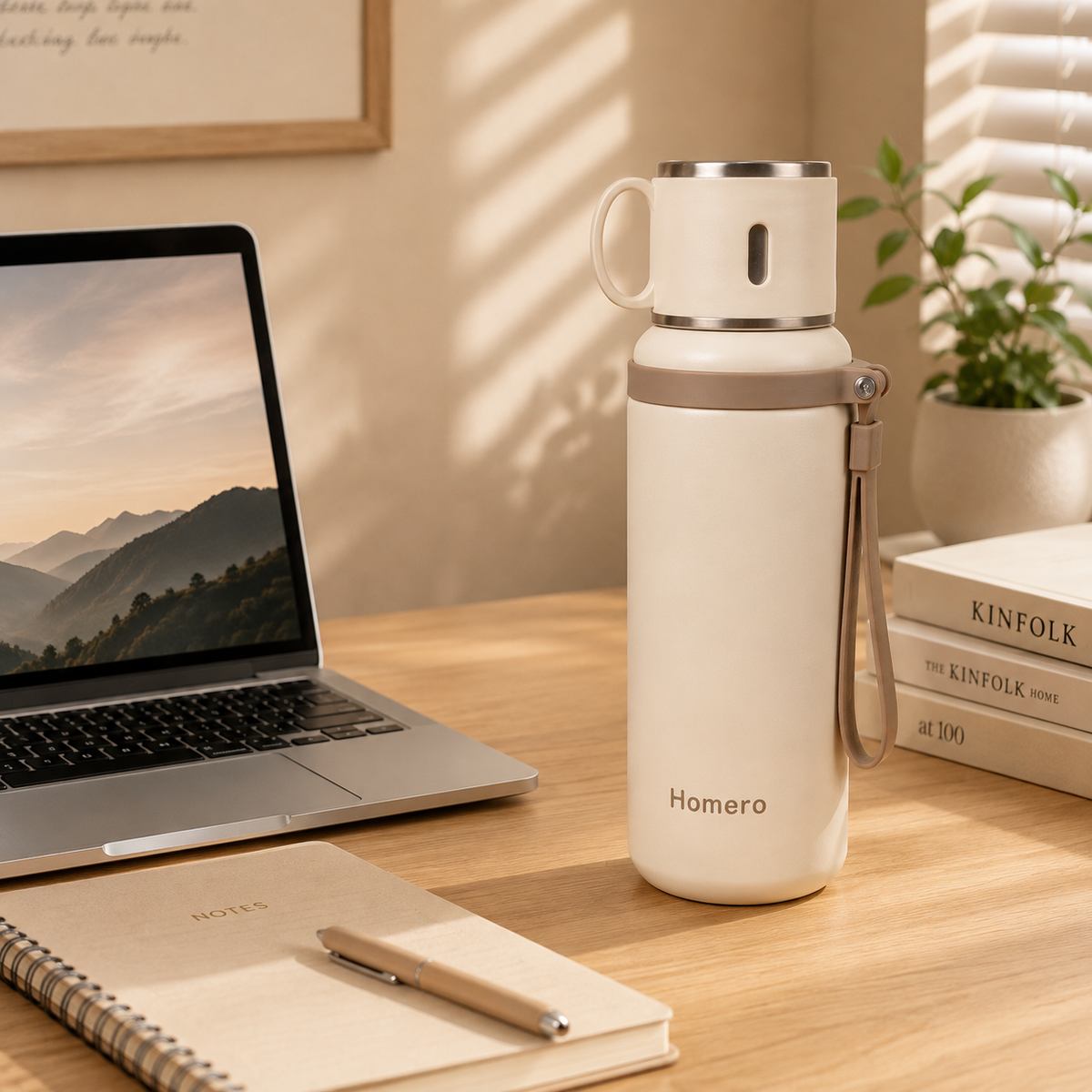 Homero Premium Stainless Steel Thermal Water Bottle - 800ml