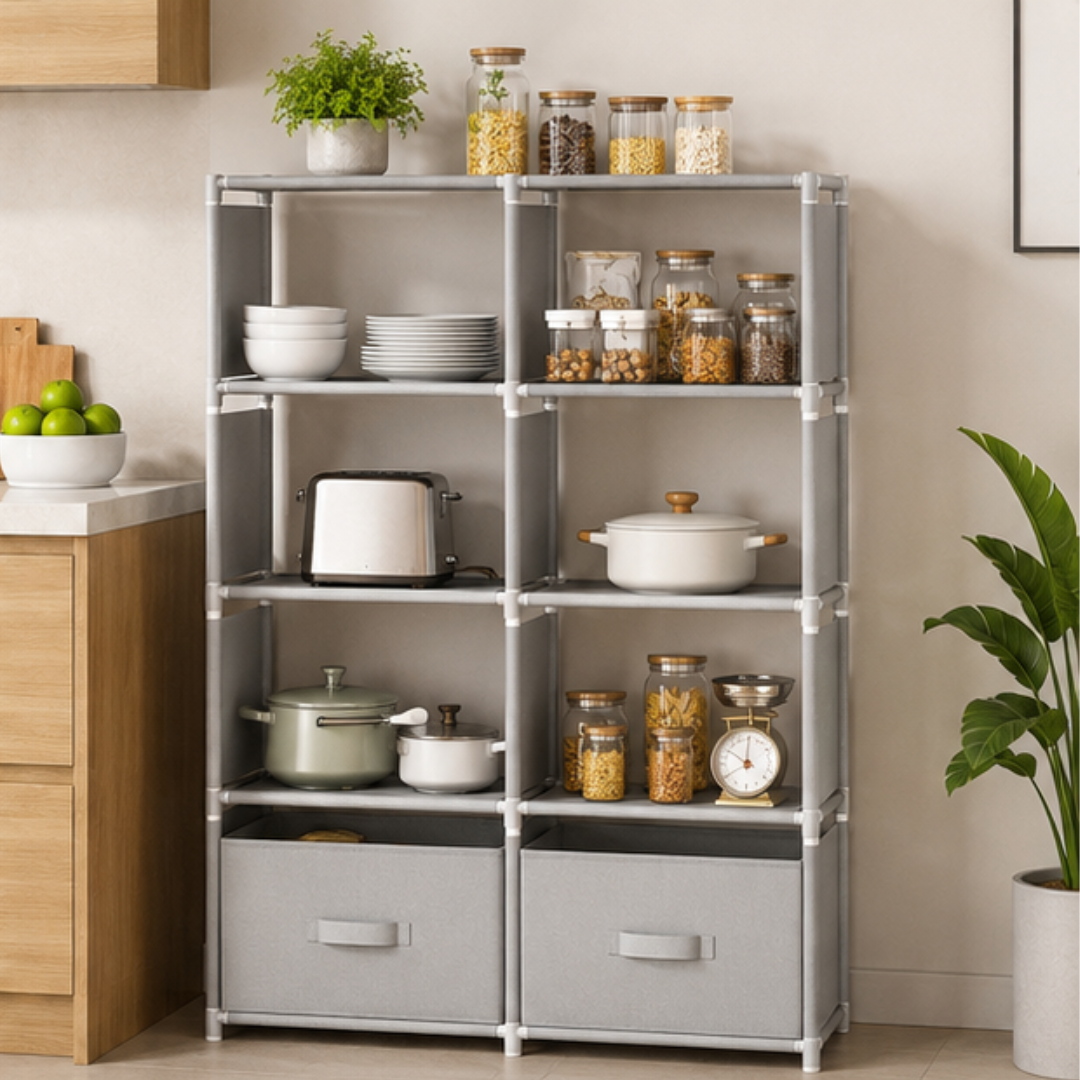 Multi-Purpose Steel Frame Storage Shelf Organizer