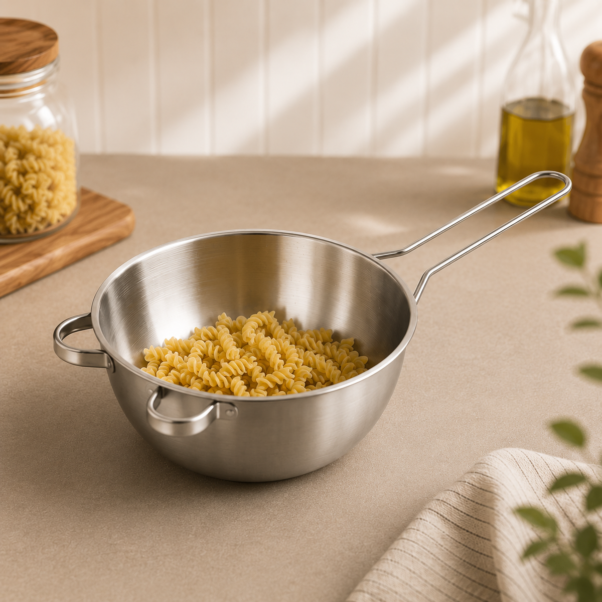 Multipurpose Stainless Steel Draining Sieve Bowl