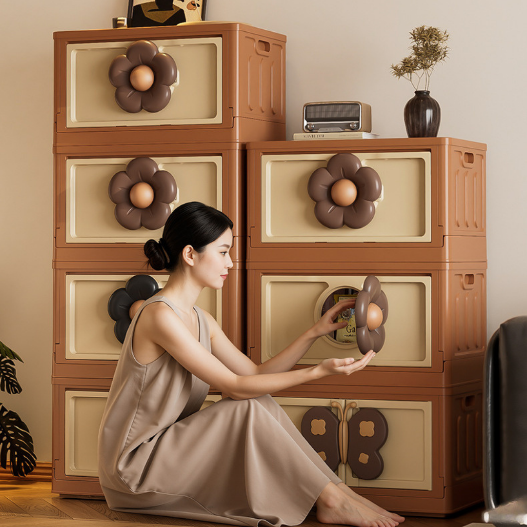 Multipurpose Modular Foldable Large Capacity Storage Cabinet