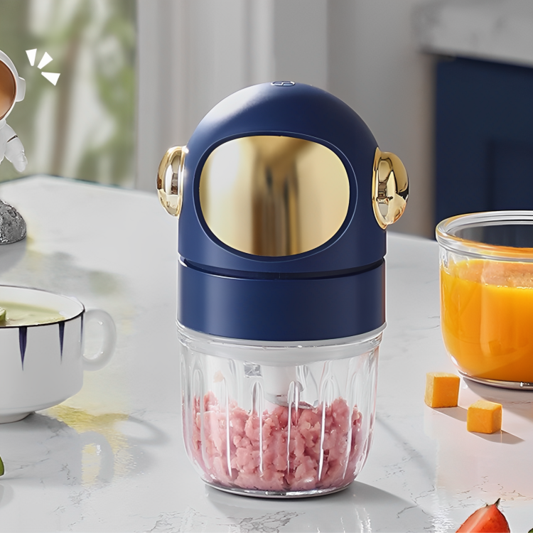 HOMERO 12-Blade Multipurpose High-Borosilicate Double Cup Food Chopper