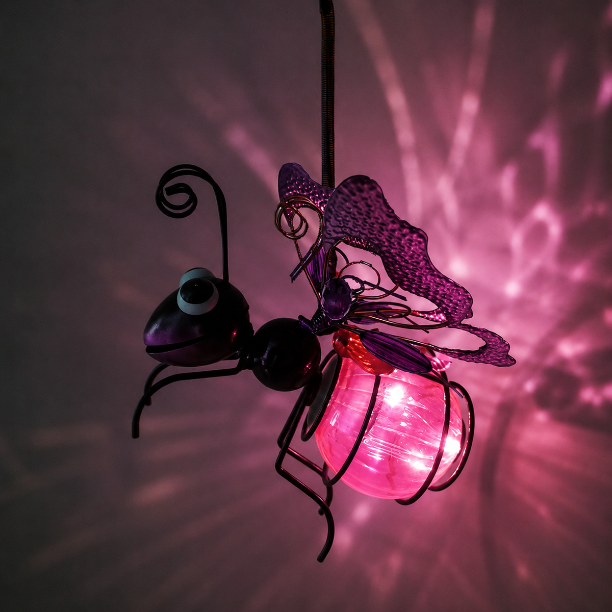 LED Solar Hanging Insect Garden Outdoor Decorative Light