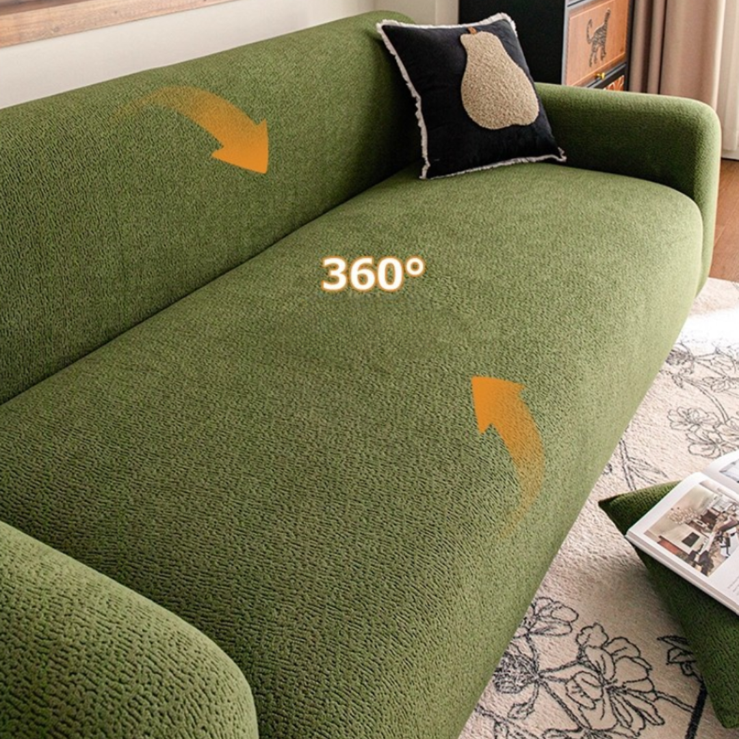 Premium Plush Stretchable 360° Protection Sofa Cover