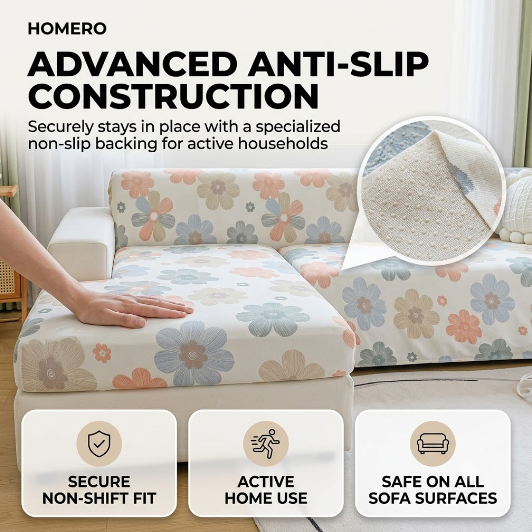 Elegant Design Anti Slip Breathable Throw Sofa Cover