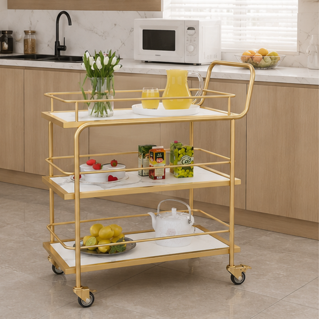 3 Tier Multipurpose Rolling Storage Cart