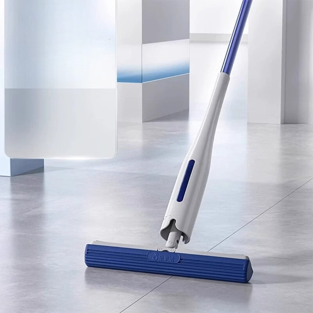 Adjustable Handle Self Squeeze Sponge Floor Cleaning Mop