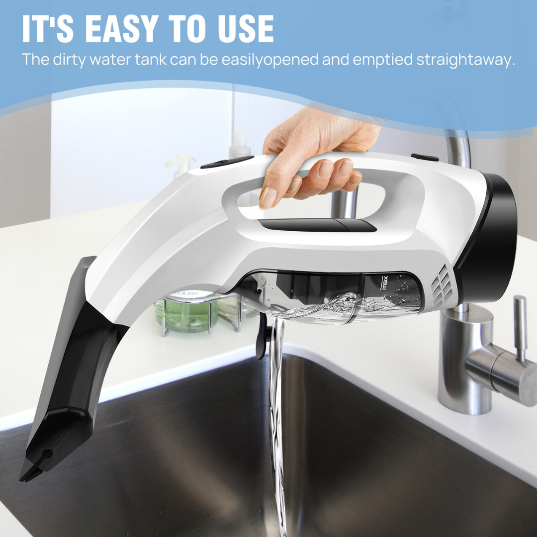 Electric Multi Surface Window Cleaning Squeegee Kit