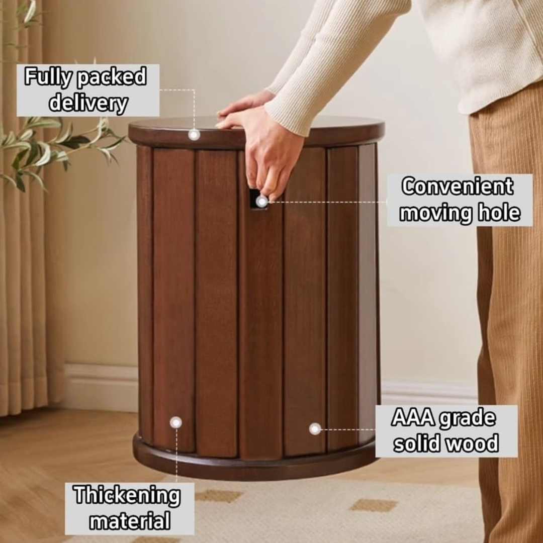 HOMERO Premium 4-in-1 Vintage Stackable Modular Wooden Stool