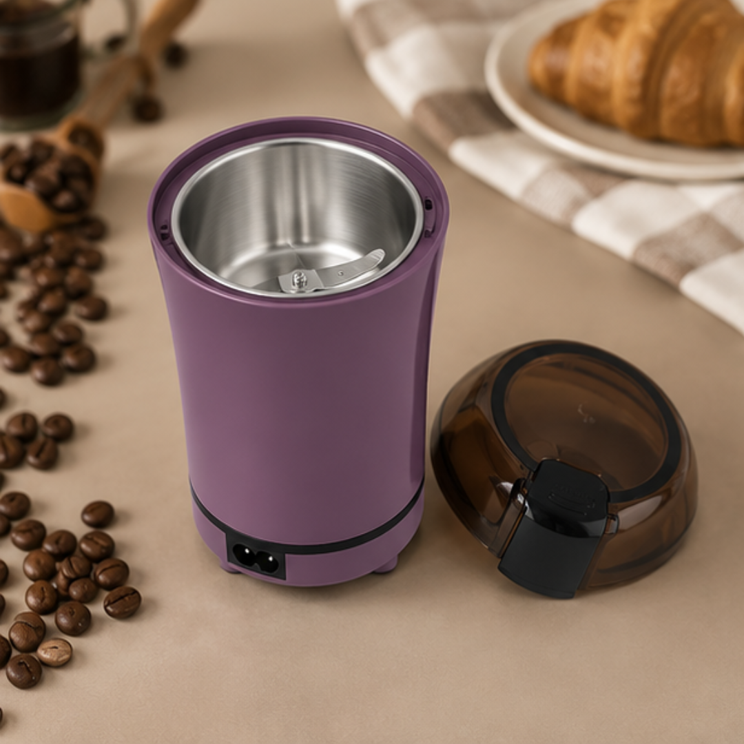 One Touch Electric Spice Stainless Steel Coffee Bean & Spice Grinder