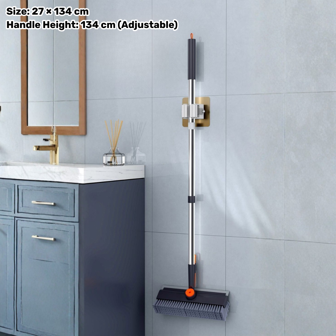 3 in 1 Floor Scrub Brush with Adjustable Long Handle
