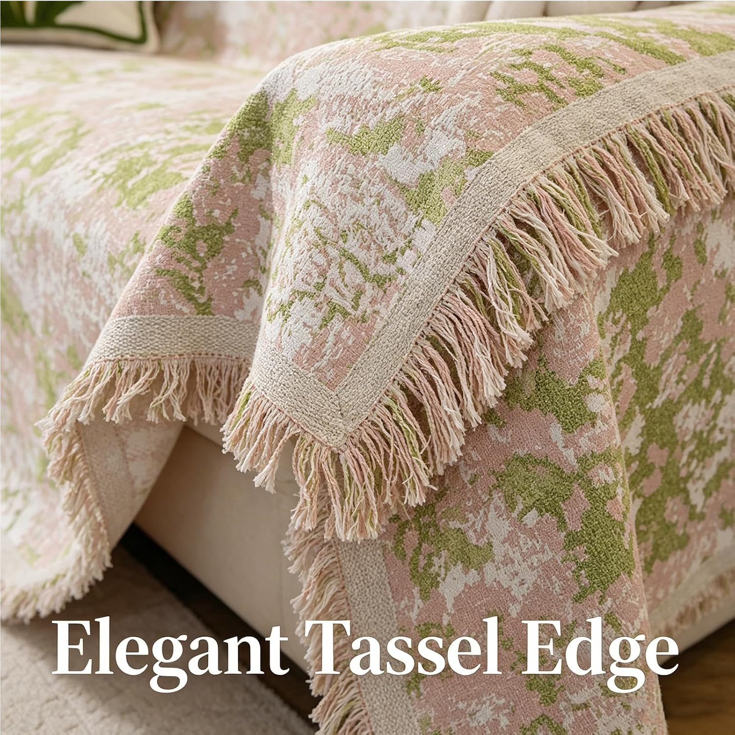 Premium Reversible Chenille Sofa Throw Cover