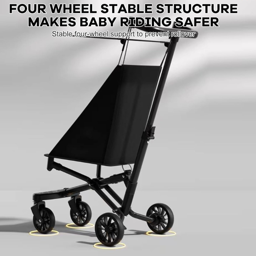 HOMERO Premium Foldable Comfortable Seating Baby Ride Travel Stroller