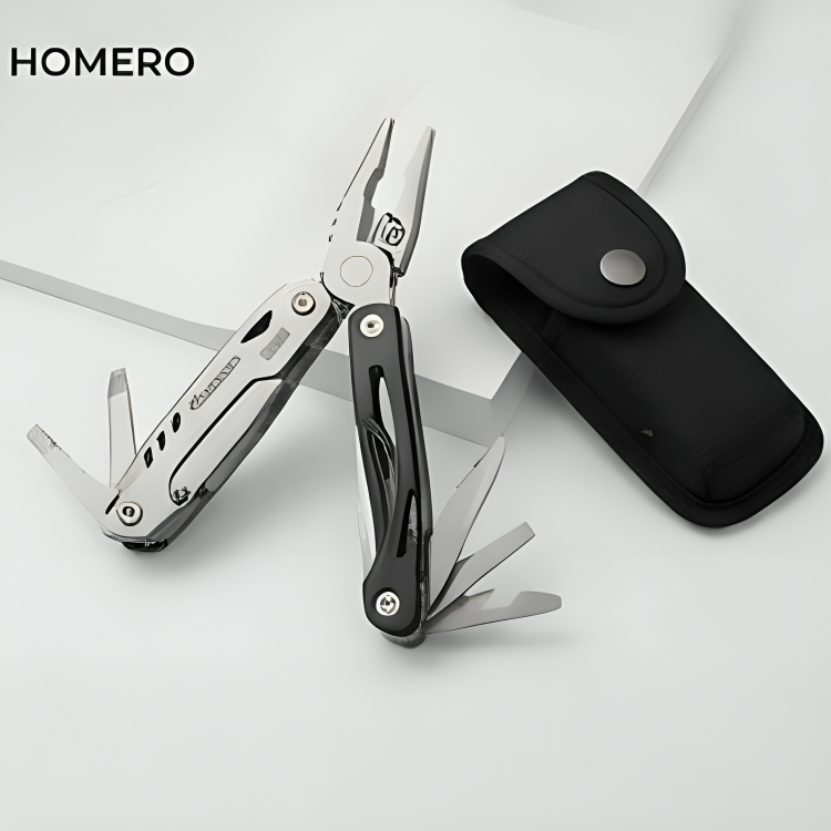 22 In 1 Stainless Steel Multi Tool with Detachable Scissors Survival Kit
