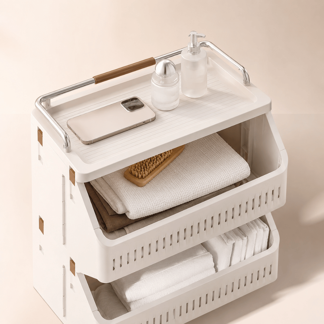 Homero Multi-Purpose Rolling Storage Cart With Lockable Wheels