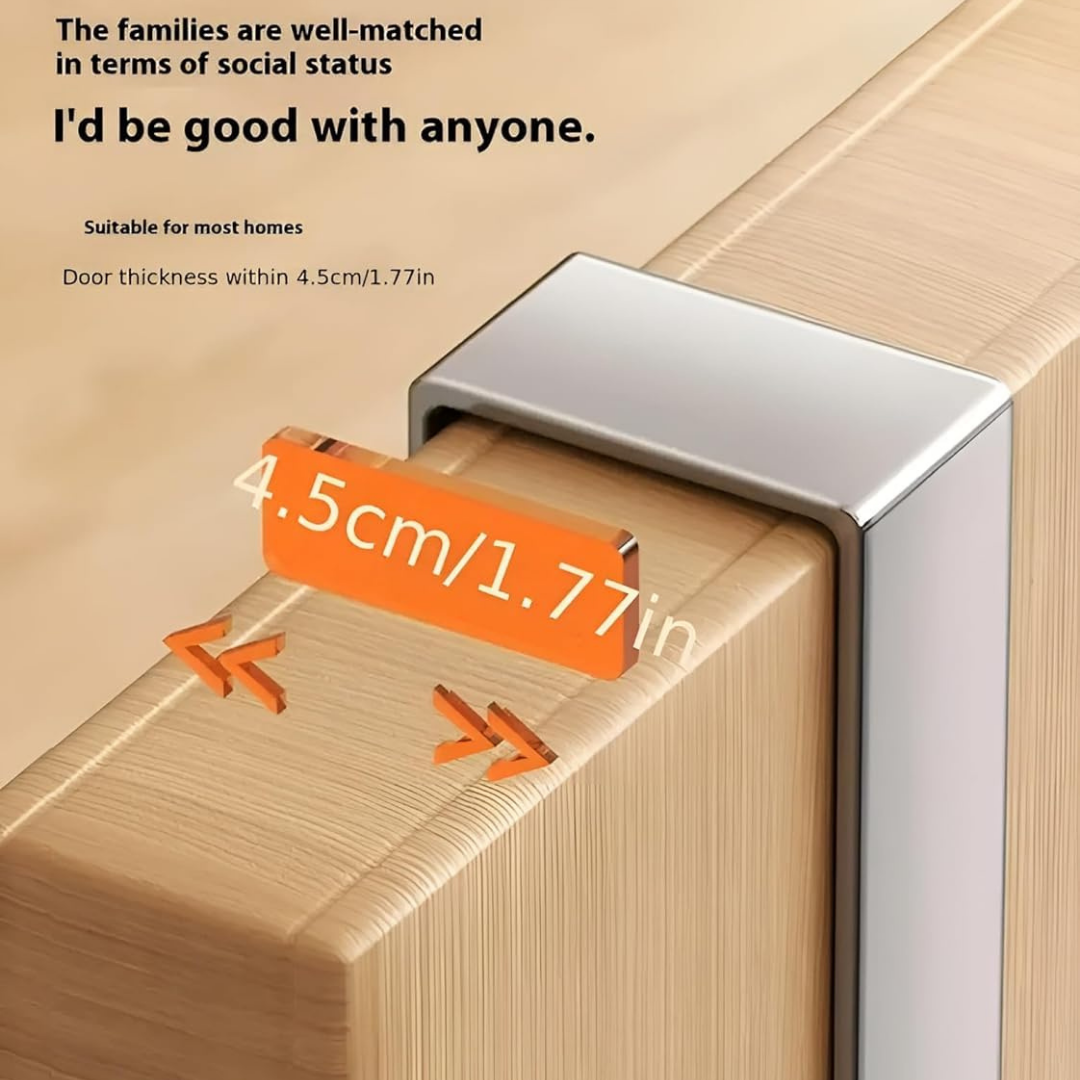 HOMERO 6 Hook Wooden Over Door Hook Rack Cloth Organizer