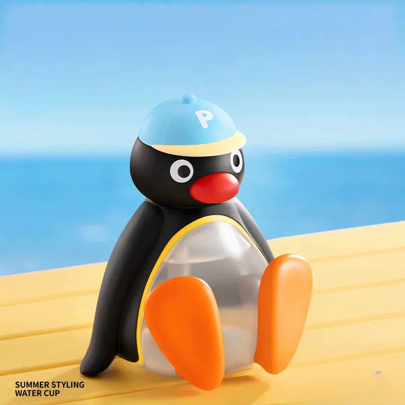 Cute Penguin Leakproof Portable Water Bottle for Kids
