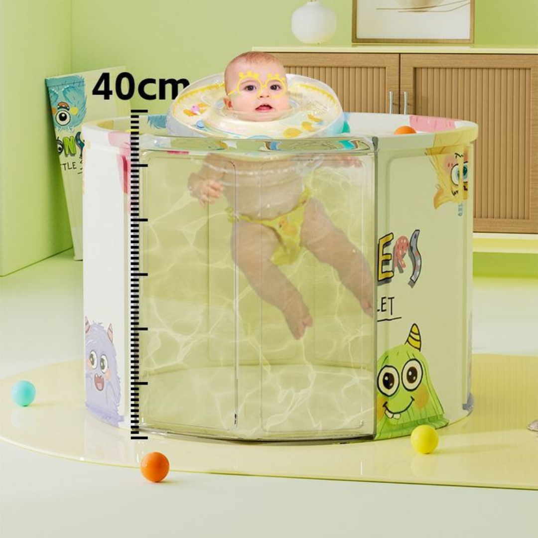 Homero Cartoon Folding Strong Multilayer Build Baby Bath Tub