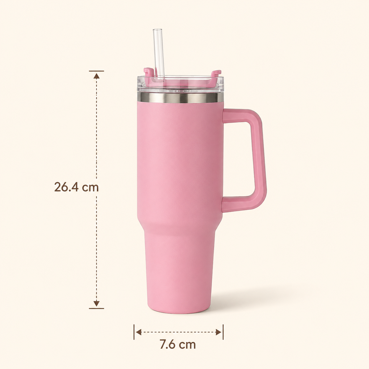 Double Wall Vacuum Insulation Stainless Steel Anti-Splash Tumbler