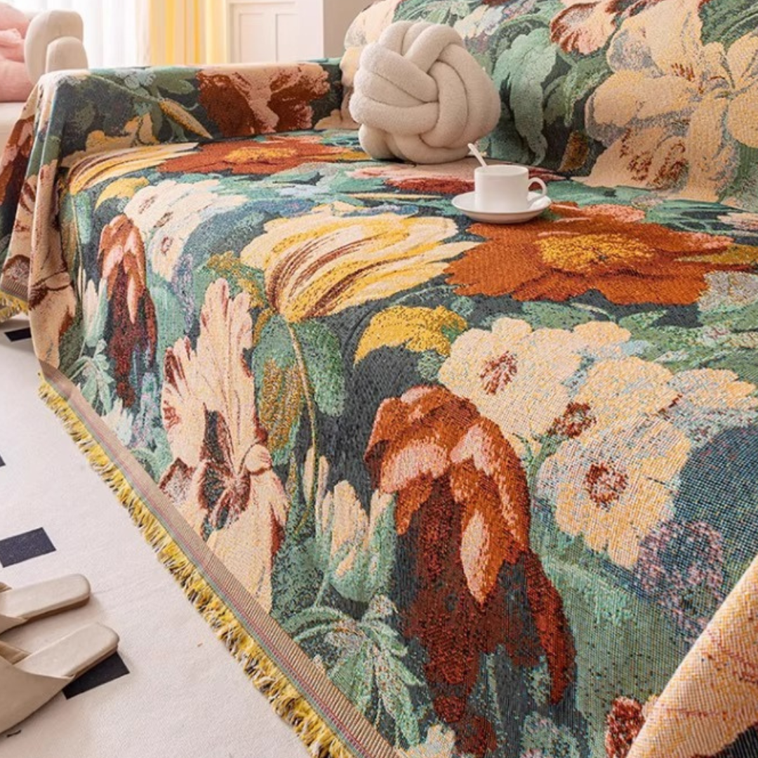Reversible Jacquard Anti Slip Washable Sofa Cover