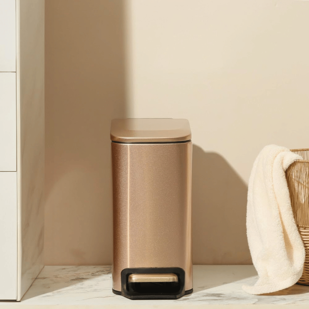 Premium Steel Pedal Waste Bin with Removable Inner Bucket