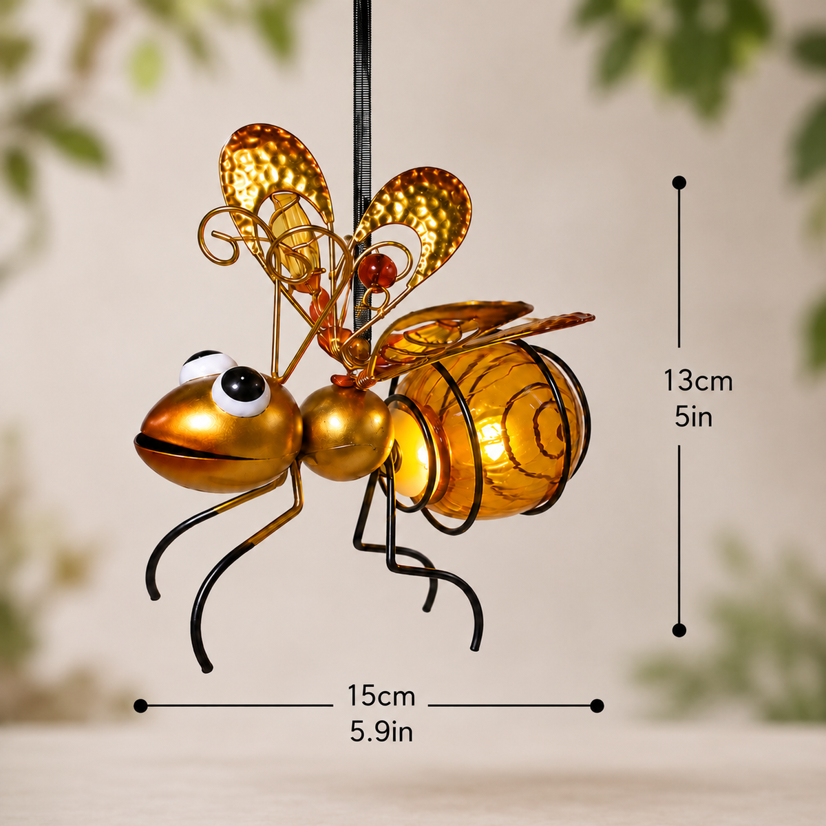 LED Solar Hanging Insect Garden Outdoor Decorative Light