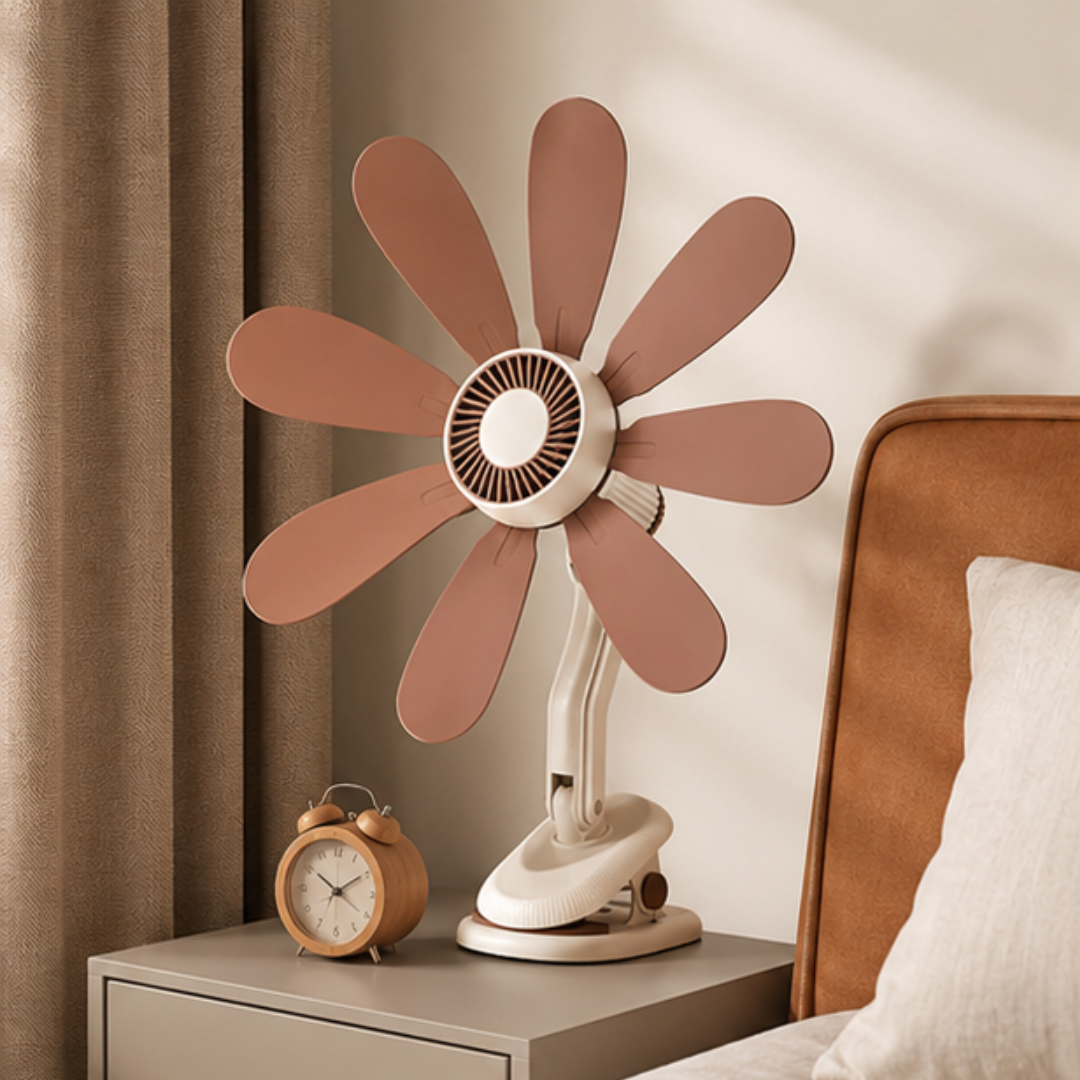 8 Blade High Airflow Clip On Electric Cooling Fan